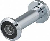 Картинка Глазок дверной FUARO DVZ2, 16/200/60x100 (оптика пластик, угол обзора 200) CP Хром